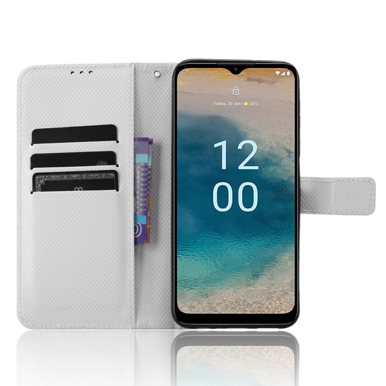 For Nokia G22 4G Diamond Texture Leather Phone Case