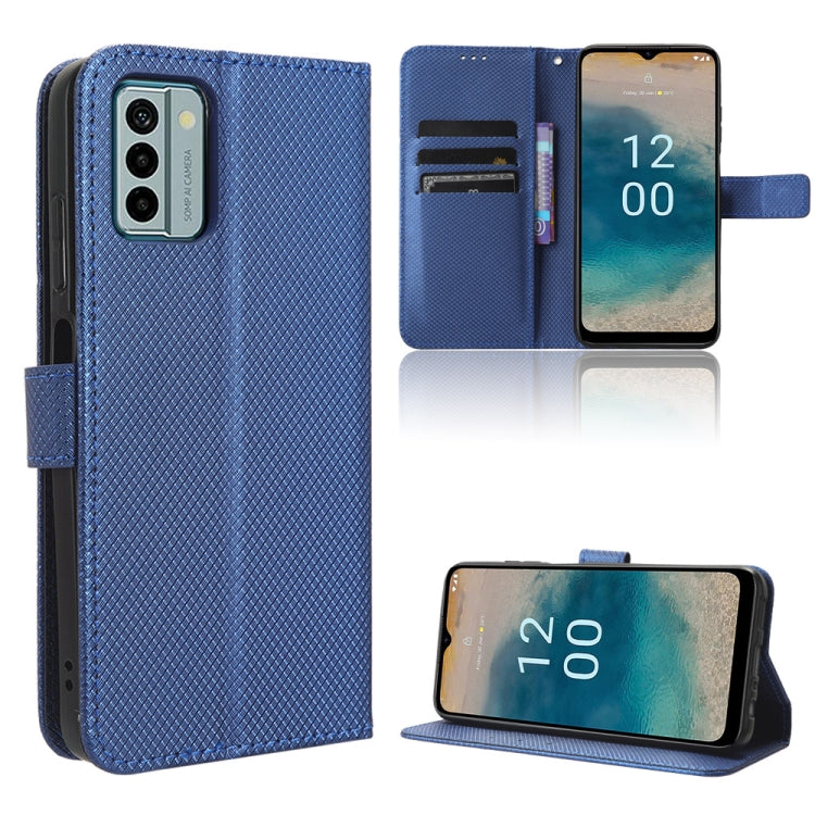 For Nokia G22 4G Diamond Texture Leather Phone Case
