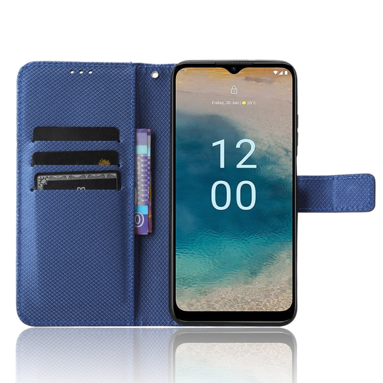 For Nokia G22 4G Diamond Texture Leather Phone Case