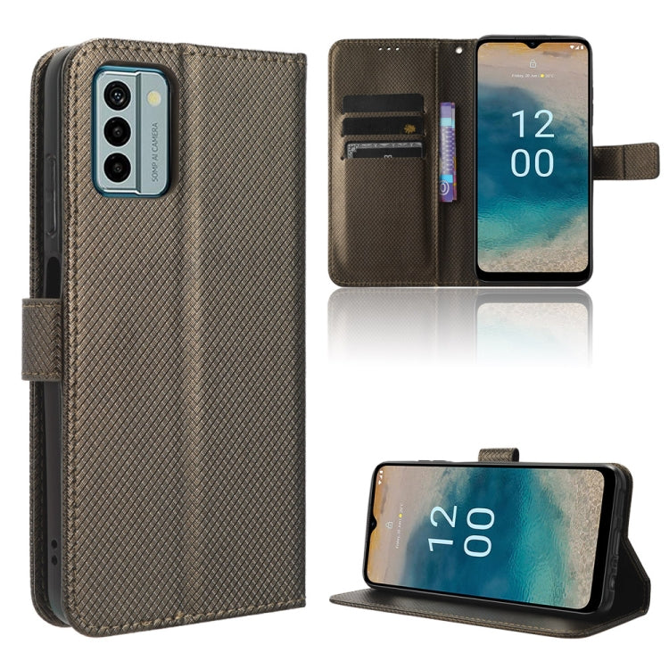 For Nokia G22 4G Diamond Texture Leather Phone Case