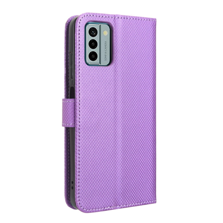 For Nokia G22 4G Diamond Texture Leather Phone Case