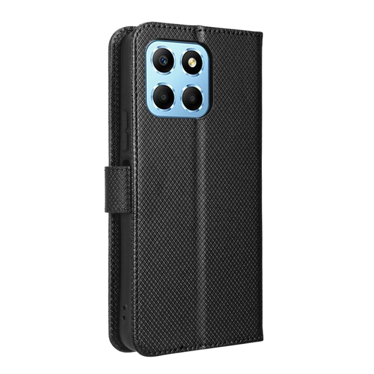 For Honor 70 Lite / X6 4G Diamond Texture Leather Phone Case