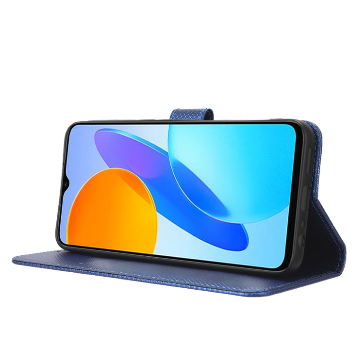 For Honor 70 Lite / X6 4G Diamond Texture Leather Phone Case