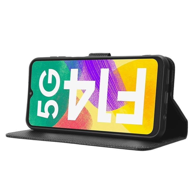 For Samsung Galaxy F14 Global Diamond Texture Leather Phone Case