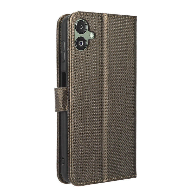 For Samsung Galaxy F14 Global Diamond Texture Leather Phone Case