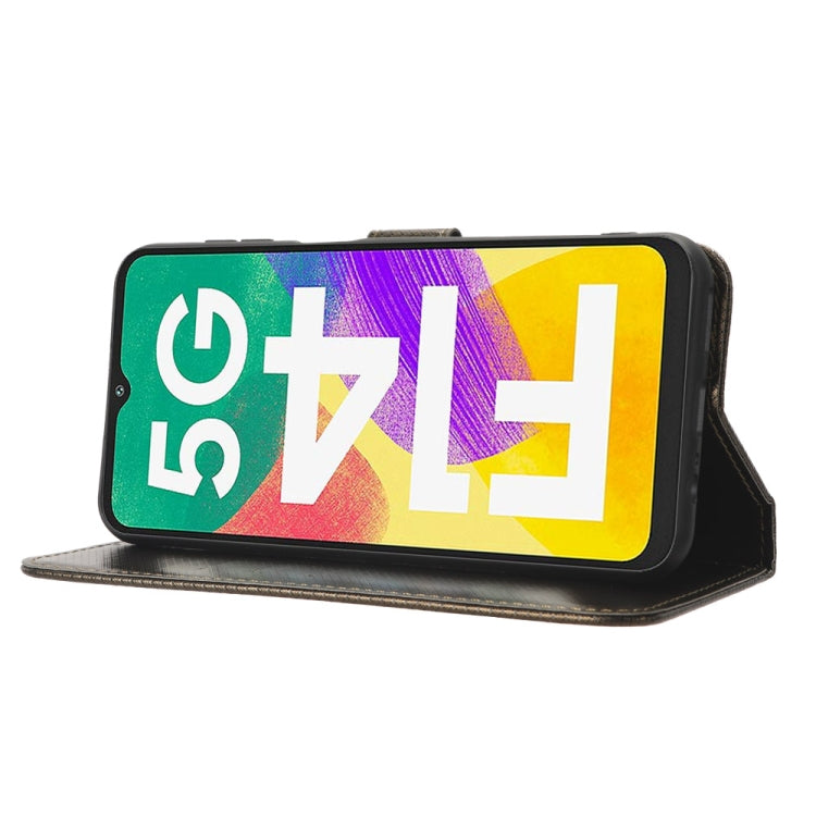For Samsung Galaxy F14 Global Diamond Texture Leather Phone Case