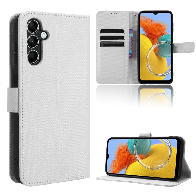 For Samsung Galaxy M14 5G Diamond Texture Leather Phone Case