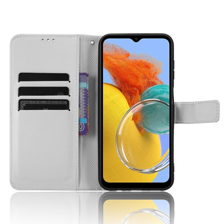 For Samsung Galaxy M14 5G Diamond Texture Leather Phone Case