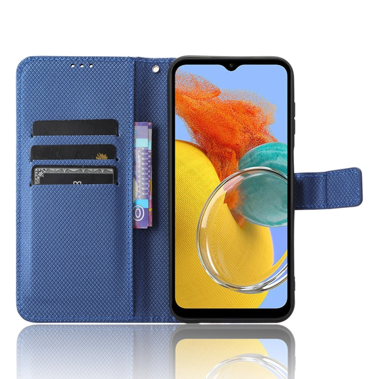 For Samsung Galaxy M14 5G Diamond Texture Leather Phone Case