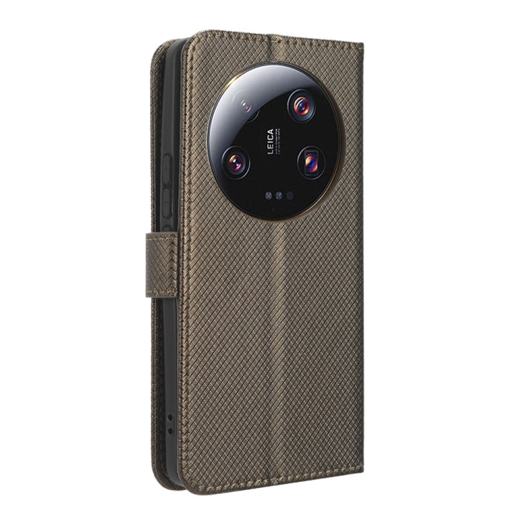 For Xiaomi 13 Ultra Diamond Texture Leather Phone Case