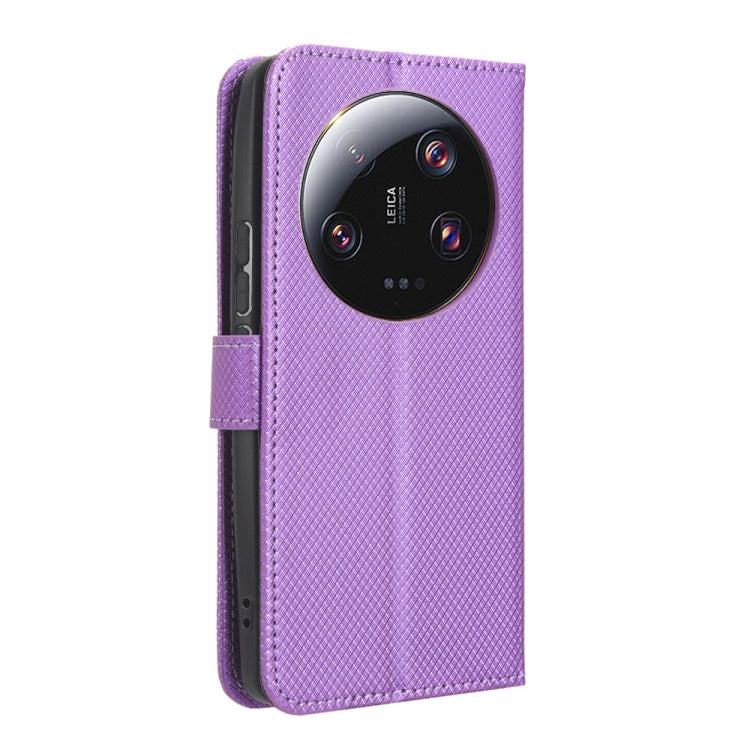 For Xiaomi 13 Ultra Diamond Texture Leather Phone Case