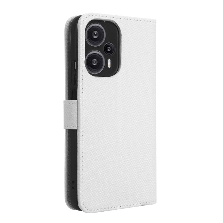 For Xiaomi Redmi Note 12 Turbo 5G Diamond Texture Leather Phone Case