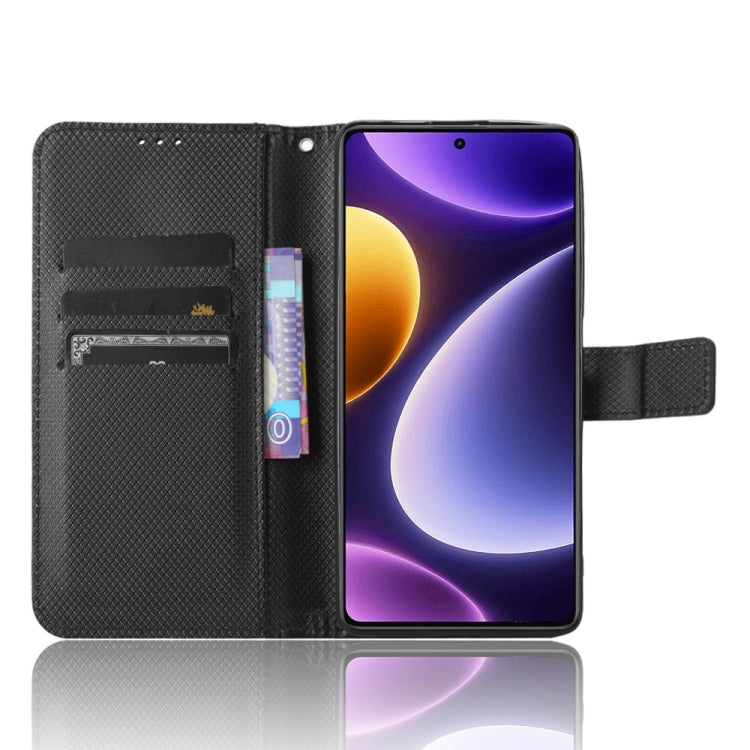 For Xiaomi Redmi Note 12 Turbo 5G Diamond Texture Leather Phone Case