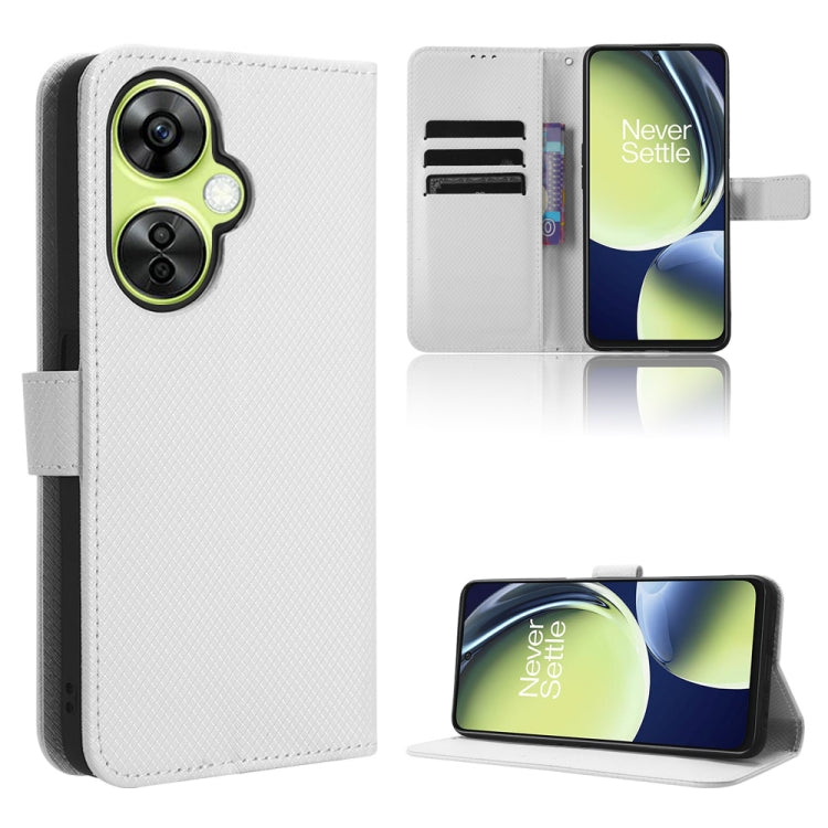 For OnePlus Nord CE 3 Lite Diamond Texture Leather Phone Case
