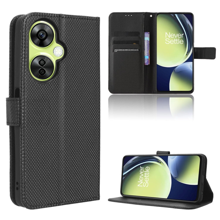 For OnePlus Nord CE 3 Lite Diamond Texture Leather Phone Case