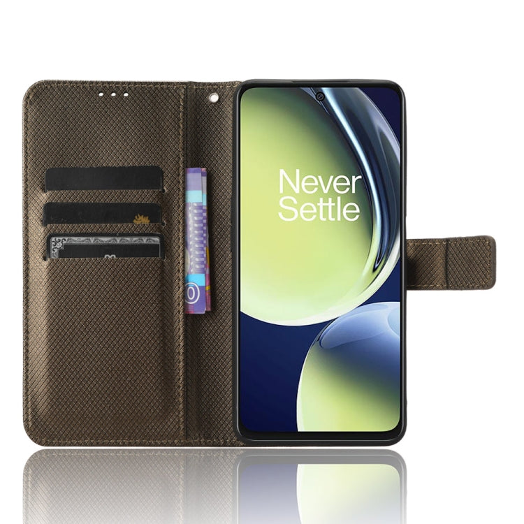 For OnePlus Nord CE 3 Lite Diamond Texture Leather Phone Case