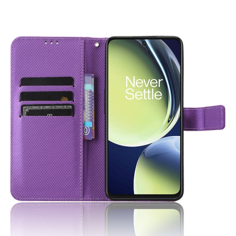 For OnePlus Nord CE 3 Lite Diamond Texture Leather Phone Case