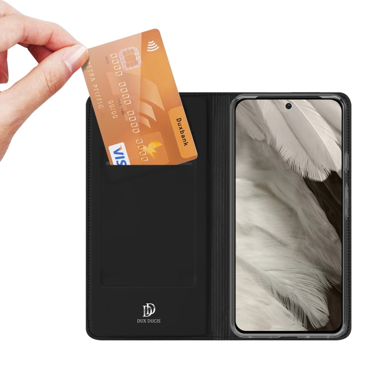 For Google Pixel 8 DUX DUCIS Skin Pro Series Flip Leather Phone Case