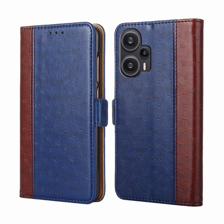 For Xiaomi Redmi Note 12 Turbo Ostrich Texture Horizontal Flip Leather Phone Case