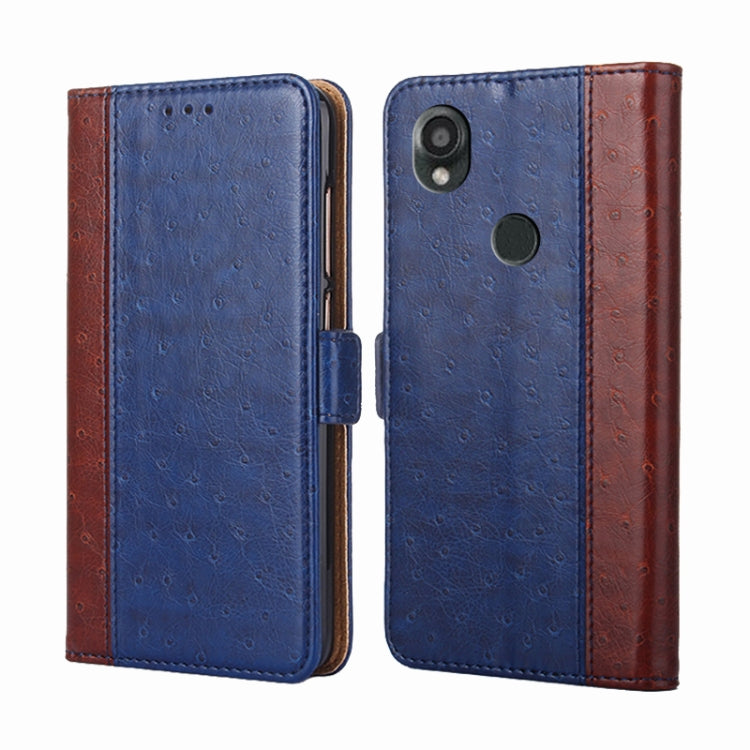 For Kyocera Digno SX3-KYG02 Ostrich Texture Horizontal Flip Leather Phone Case
