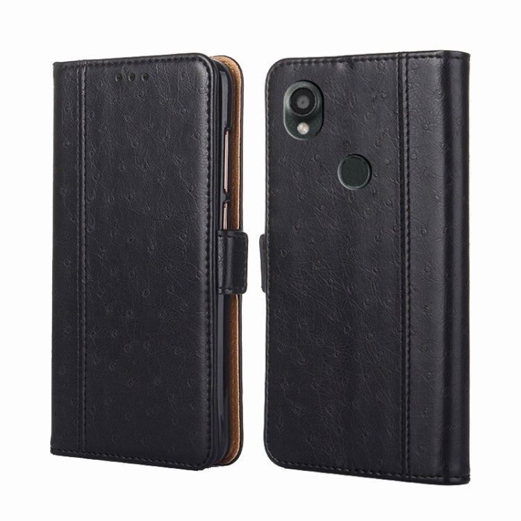 For Kyocera Digno SX3-KYG02 Ostrich Texture Horizontal Flip Leather Phone Case