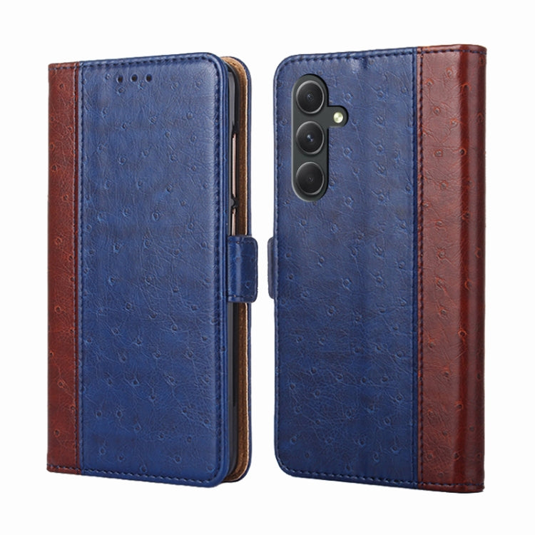 For Samsung Galaxy A54 5G Ostrich Texture Horizontal Flip Leather Phone Case