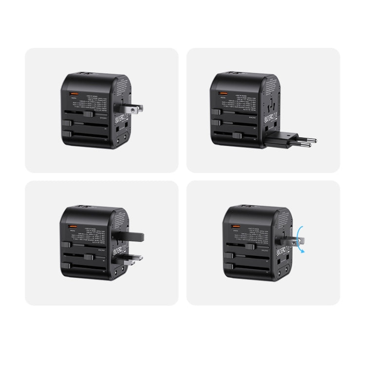 USAMS CC179 T59 20W Fast Charger Power Adapter(Black)