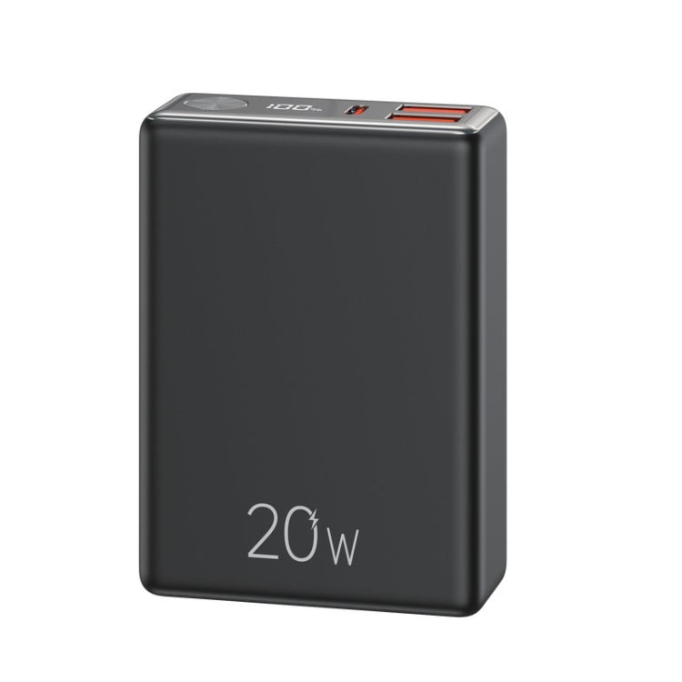 USAMS CD192 10000mAh Portable Digital Display Fast Charge Power Bank