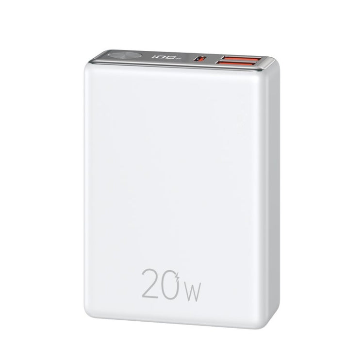 USAMS CD192 10000mAh Portable Digital Display Fast Charge Power Bank