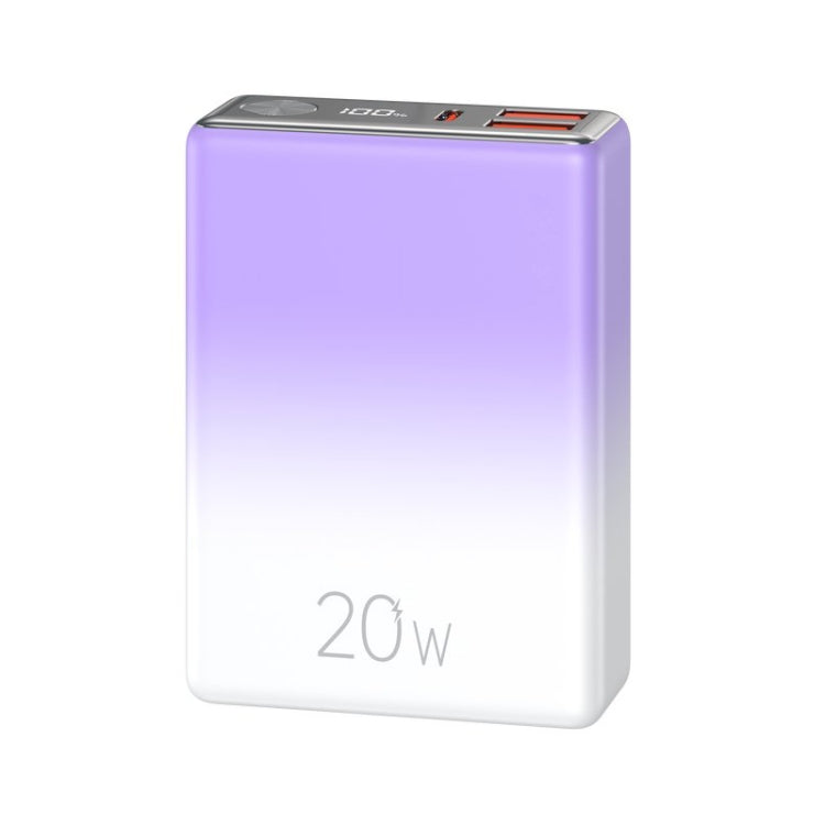USAMS CD192 10000mAh Portable Digital Display Fast Charge Power Bank