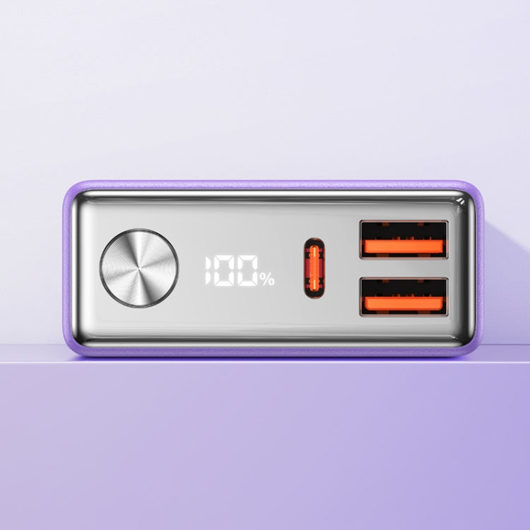 USAMS CD192 10000mAh Portable Digital Display Fast Charge Power Bank