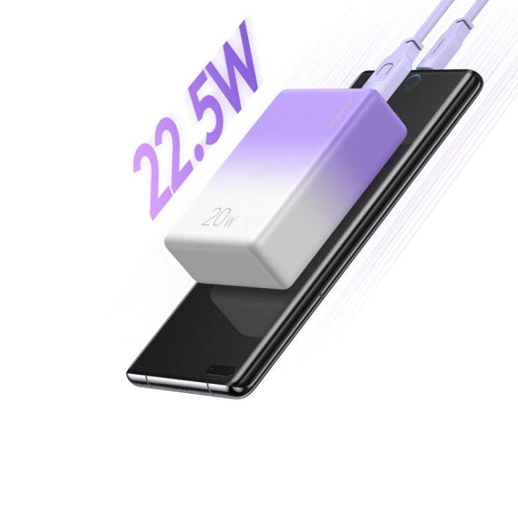 USAMS CD192 10000mAh Portable Digital Display Fast Charge Power Bank