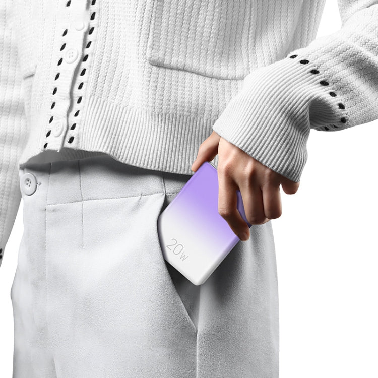 USAMS CD192 10000mAh Portable Digital Display Fast Charge Power Bank