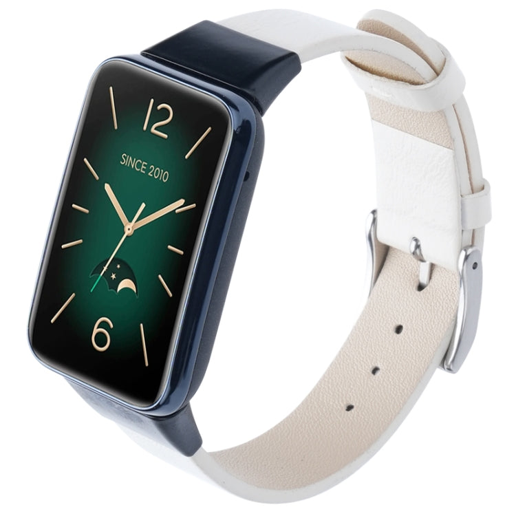 For Xiaomi Mi Band 7 Pro Leather Texture Replacement Watch Band