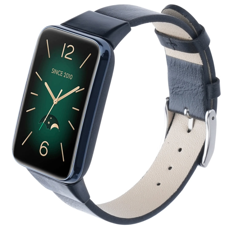 For Xiaomi Mi Band 7 Pro Leather Texture Replacement Watch Band