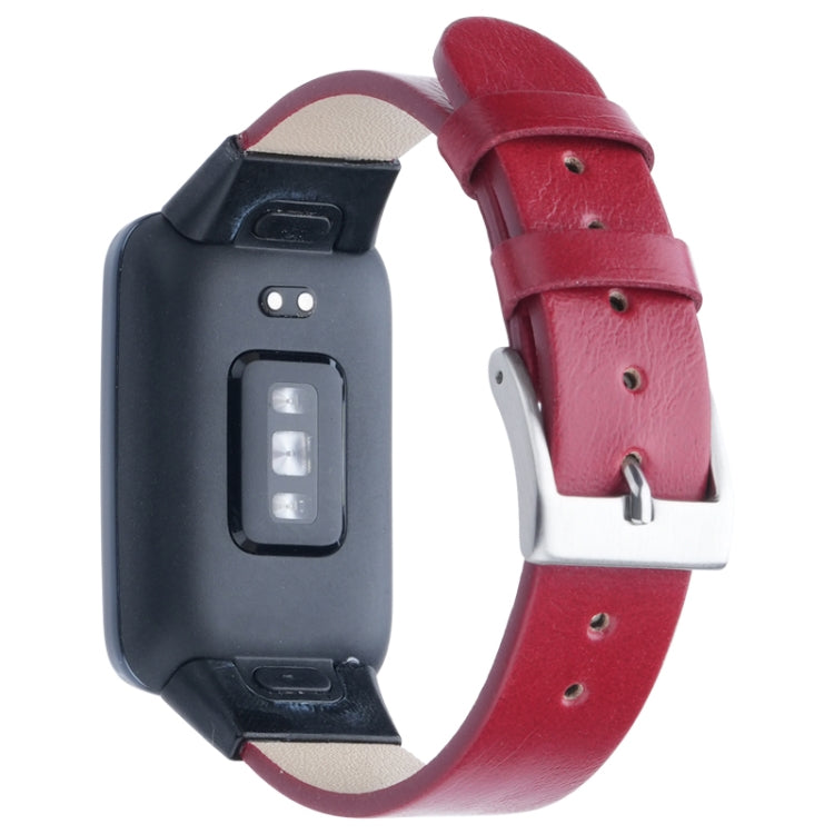 For Xiaomi Mi Band 7 Pro Leather Texture Replacement Watch Band