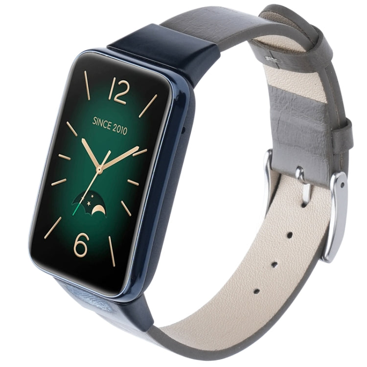 For Xiaomi Mi Band 7 Pro Leather Texture Replacement Watch Band