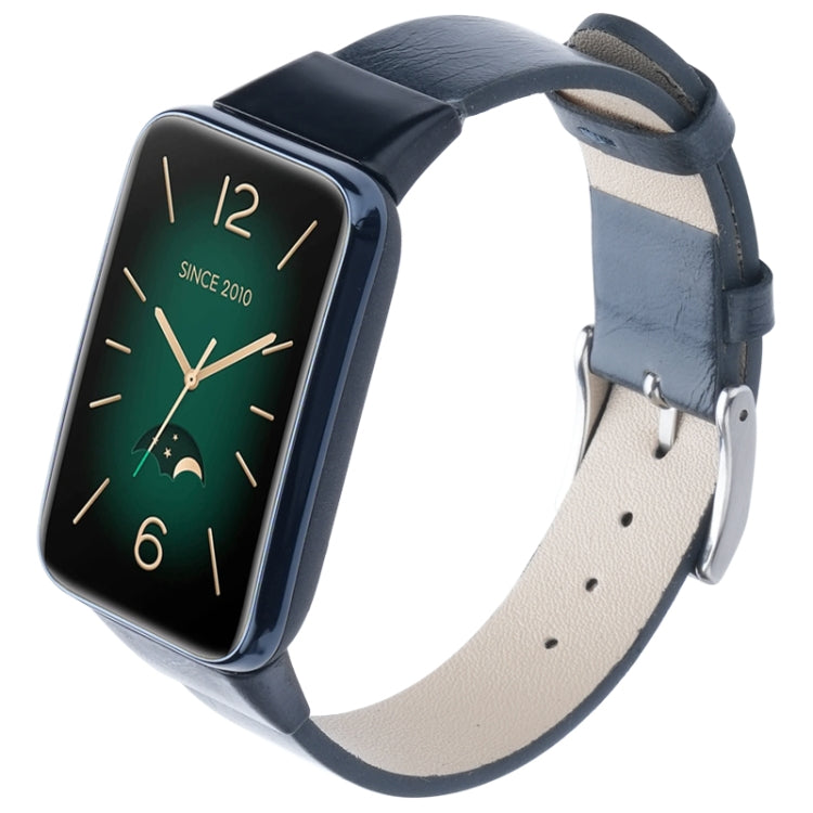 For Xiaomi Mi Band 7 Pro Leather Texture Replacement Watch Band