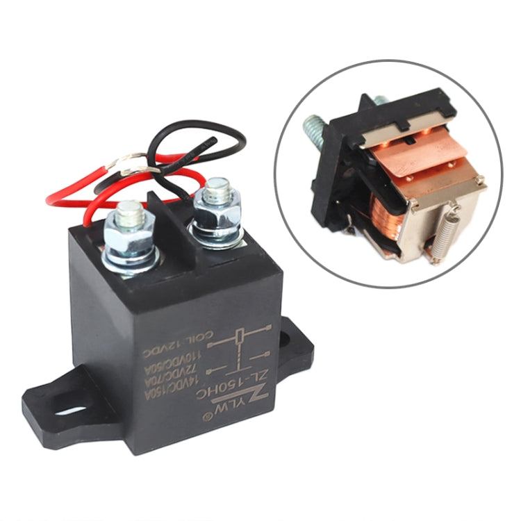 Car New Energy Arc Extinguishing DC 150A Contactor Start Relay, Rated Voltage:24V Startup Type