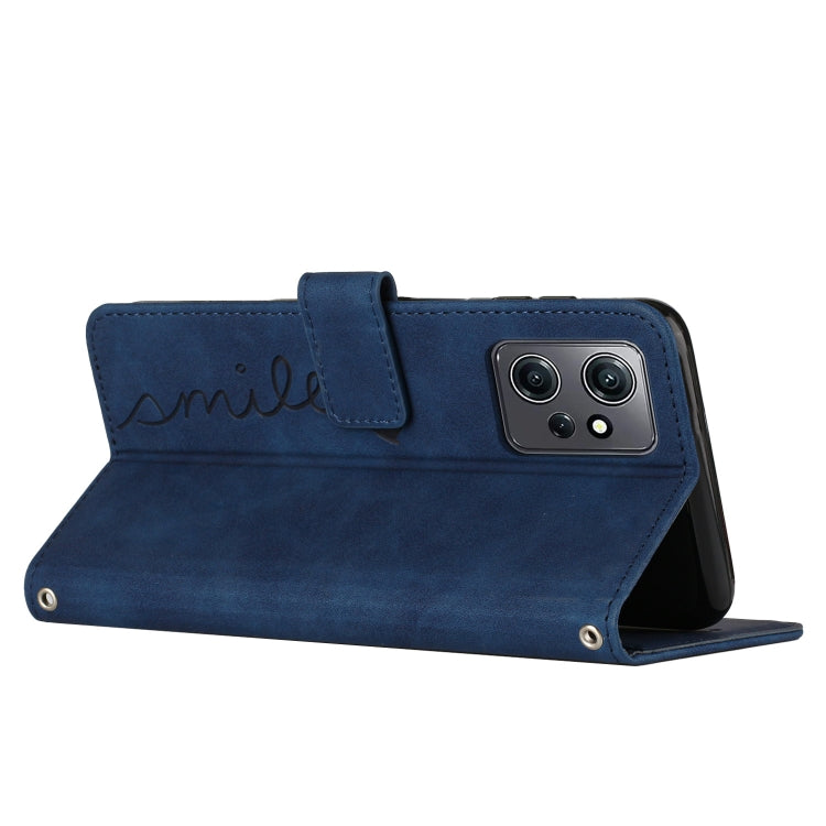 For Xiaomi Redmi Note 12 4G Global Skin Feel Heart Pattern Leather Phone Case