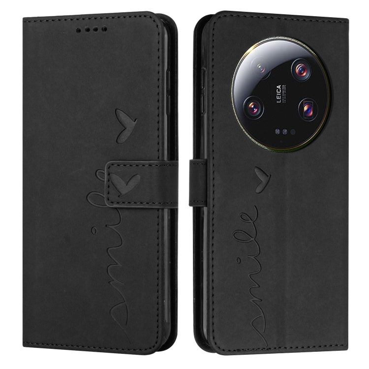 For Xiaomi 13 Ultra Skin Feel Heart Pattern Leather Phone Case