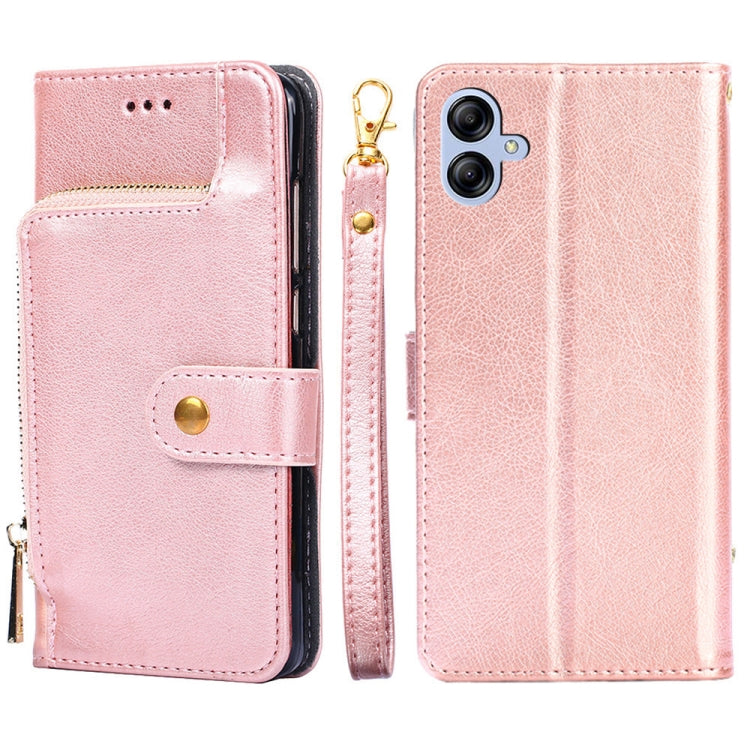 For Samsung Galaxy A04e 4G Zipper Bag Leather Phone Case