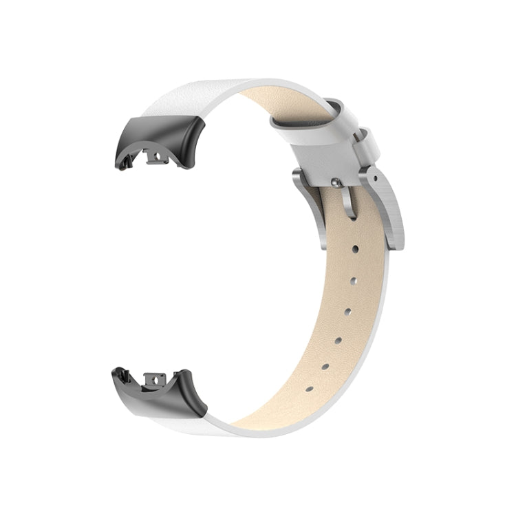 For Xiaomi Mi Band 8 12mm Leather Replacement Watch Band