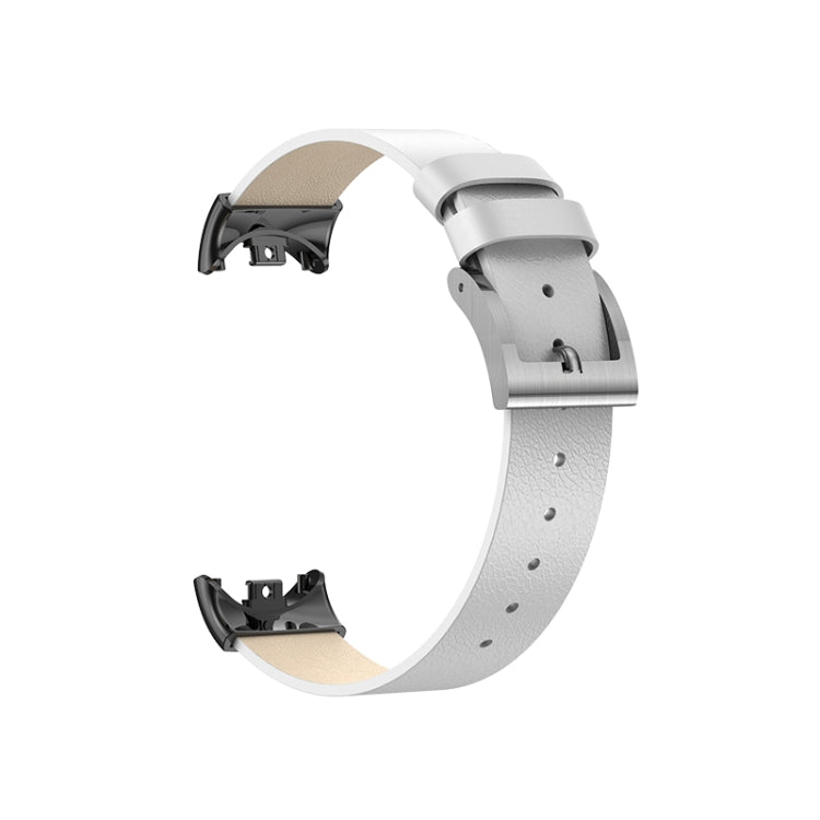 For Xiaomi Mi Band 8 12mm Leather Replacement Watch Band