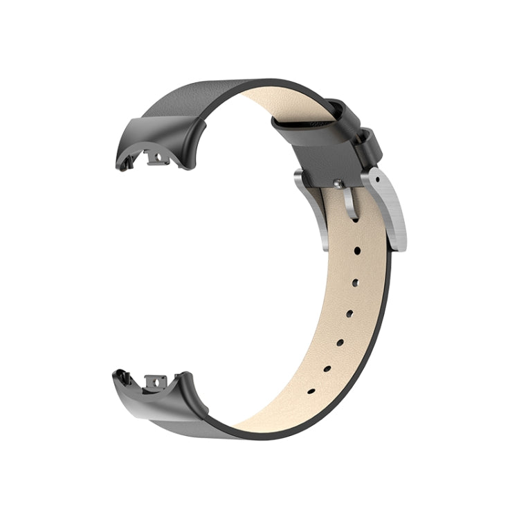 For Xiaomi Mi Band 8 12mm Leather Replacement Watch Band
