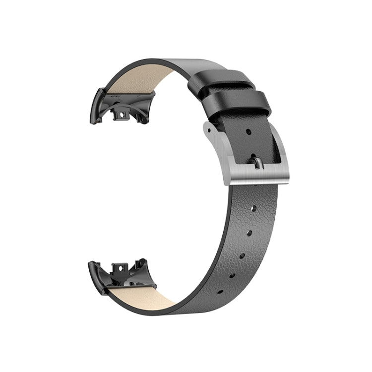 For Xiaomi Mi Band 8 12mm Leather Replacement Watch Band