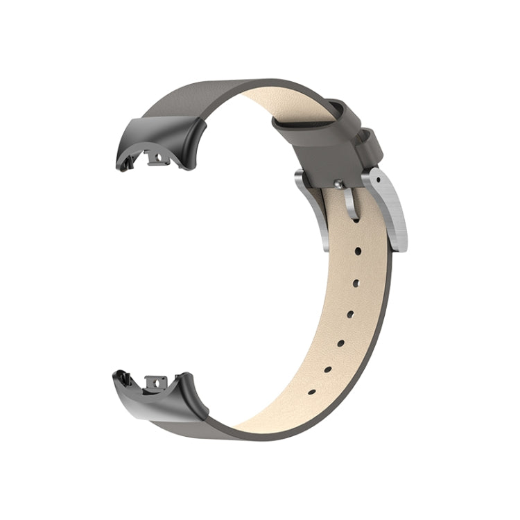 For Xiaomi Mi Band 8 12mm Leather Replacement Watch Band