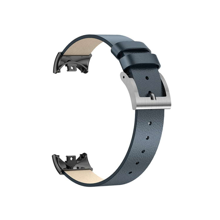 For Xiaomi Mi Band 8 12mm Leather Replacement Watch Band