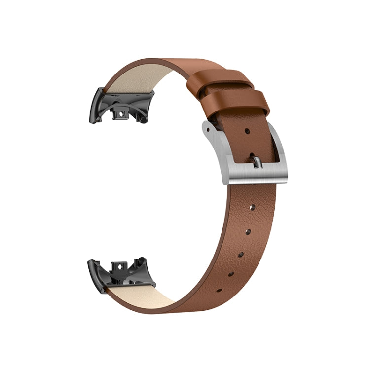 For Xiaomi Mi Band 8 12mm Leather Replacement Watch Band
