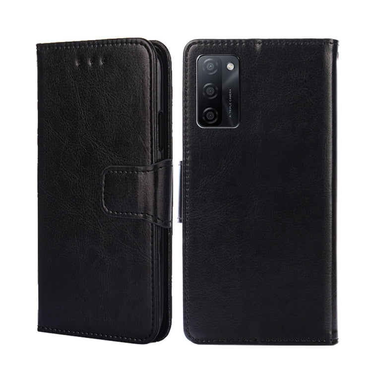 For OPPO A55s 5G Crystal Texture Leather Phone Case